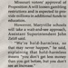 Maryville Schools Give Prop A an Incomplete