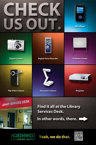 Owens Library Equipment Poster